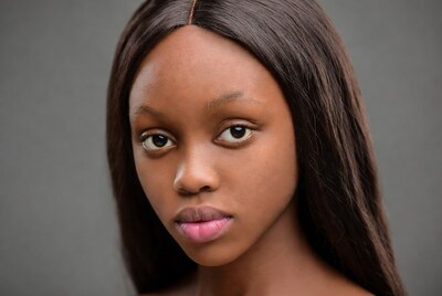 Closeup portrait of young Black woman