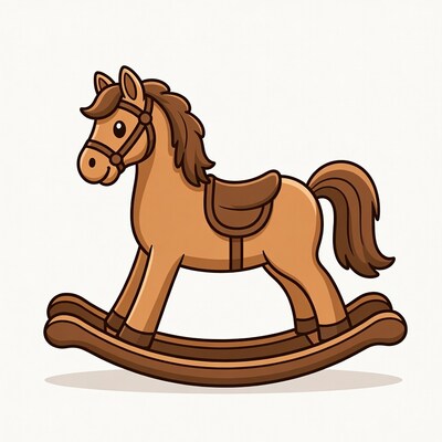 Cartoon Rocking Horse Toy