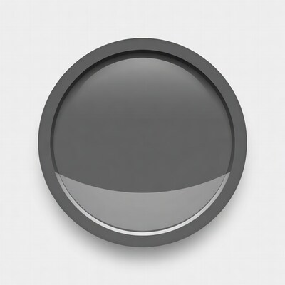 Black Circular Plate