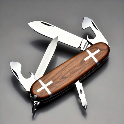 Open Victorinox Swiss Army Knife