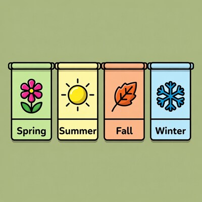 Four Seasons Illustration