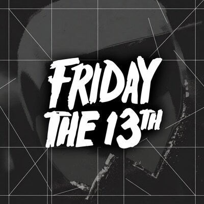 Friday the 13th Text Overlay
