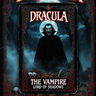 Dracula Vampire Lord of Shadows Illustration