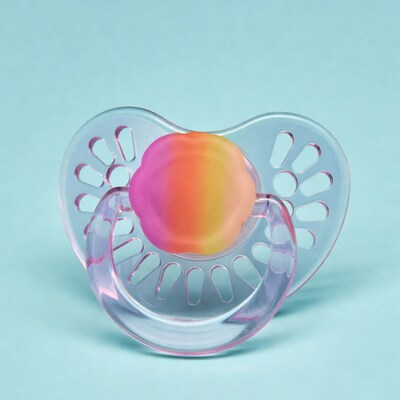 Colorful Transparent Baby Pacifier