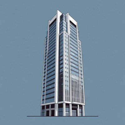 Modern Skyscraper Illustration