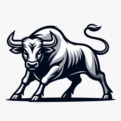 Charging Bull Illustration