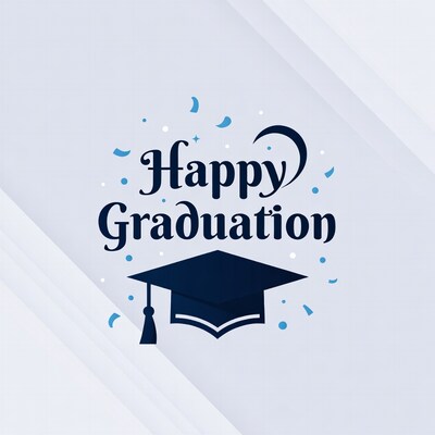 Happy Graduation with Cap