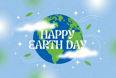 Happy Earth Day illustration