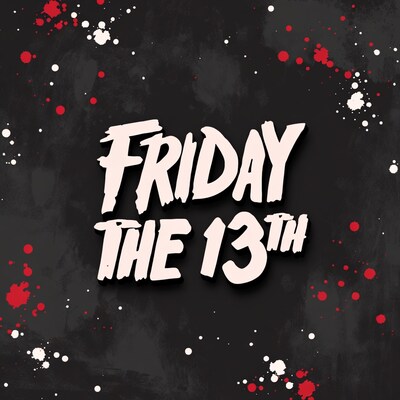 Friday the 13th Horror Graphic
