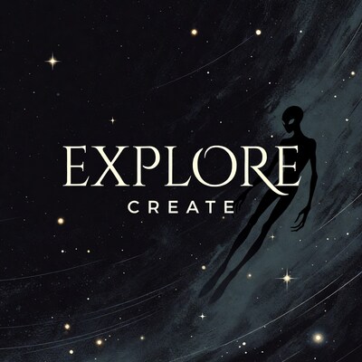 Alien Explore Create Space Illustration