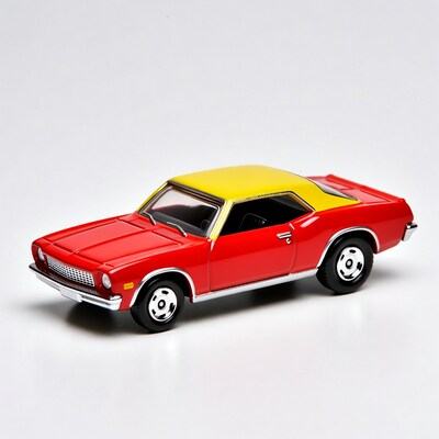 Red Yellow Top Diecast Car
