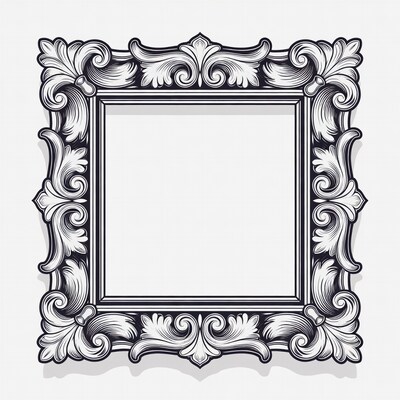 Ornate Vintage Picture Frame