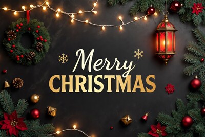 Merry Christmas Holiday Background
