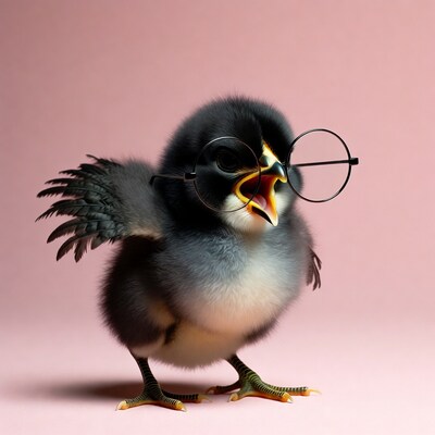 Chick wearing glasses yelling