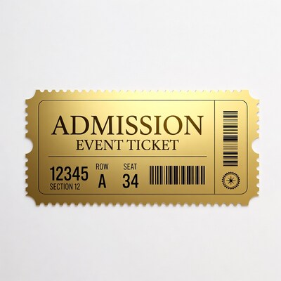 Golden Admission Event Ticket
