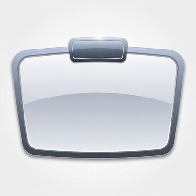 Shiny Blue Clipboard Illustration