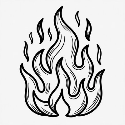 Flame illustration