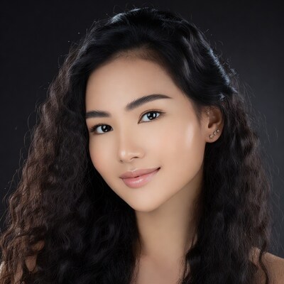 Beautiful Asian woman close-up portrait