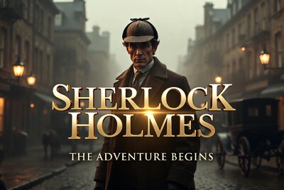 Sherlock Holmes in foggy street