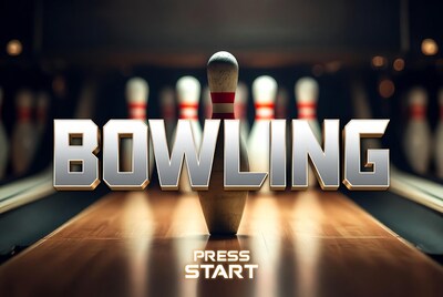 Bowling Press Start Screen