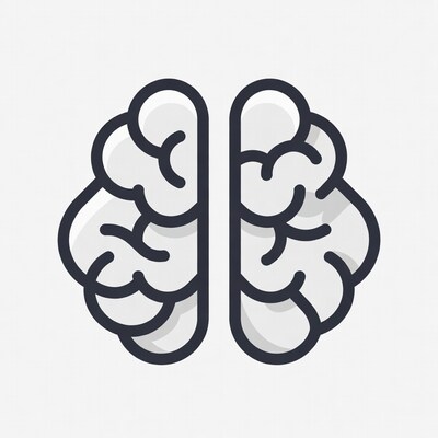 Human Brain Outline Illustration