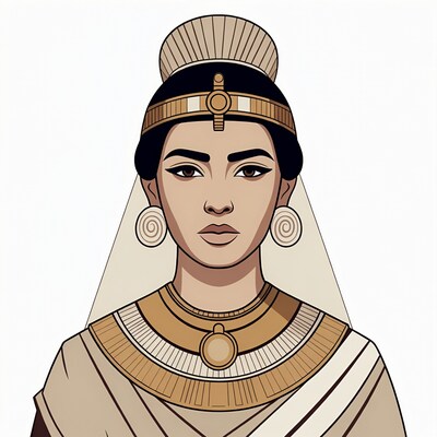 Egyptian Queen Illustration
