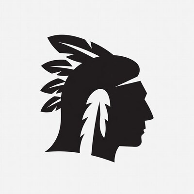Native American Chief Silhouette
