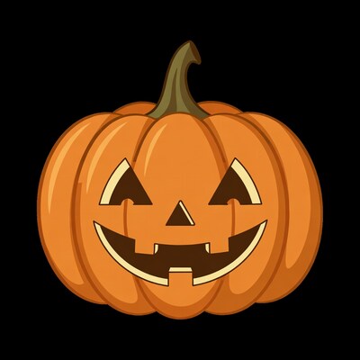 Cartoon Jack-o-Lantern Pumpkin