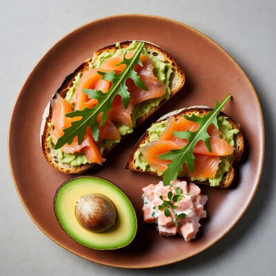 Avocado Toast with Smoked Salmon