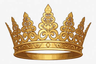 Golden Crown Illustration