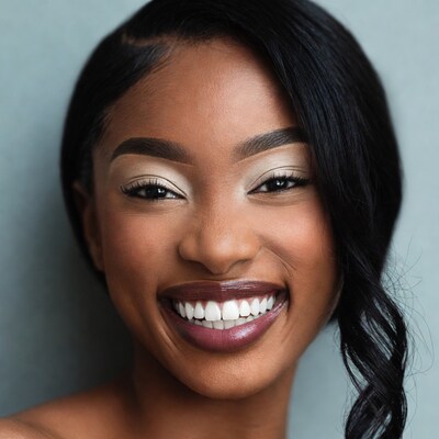 Smiling African-American woman close-up