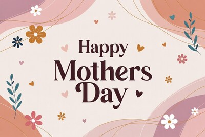 Happy Mothers Day illustration