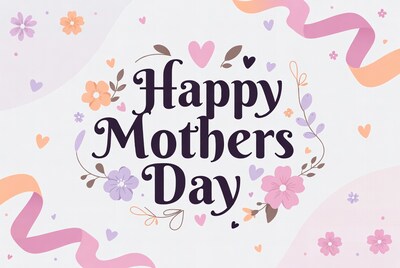 Happy Mothers Day Illustration