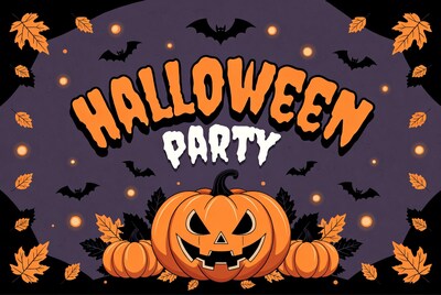 Halloween Party Illustration