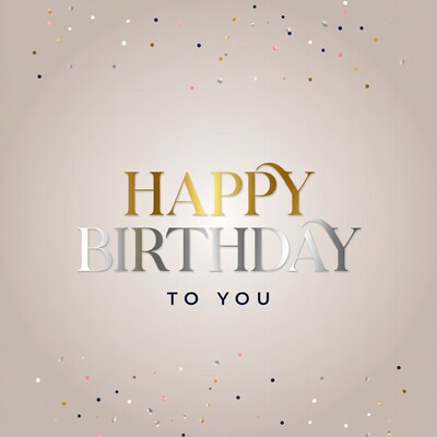 Happy Birthday To You Card