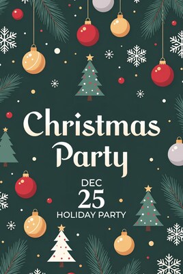 Christmas Party Invitation Dec 25