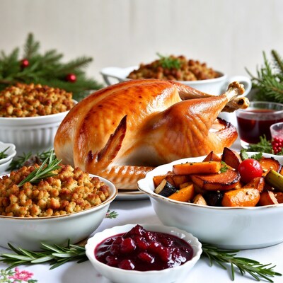 Roast Turkey Thanksgiving Dinner