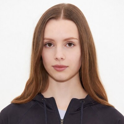 Young woman in hoodie portrait