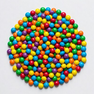 Colorful Candy Balls Pile