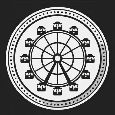 Ferris Wheel Illustration