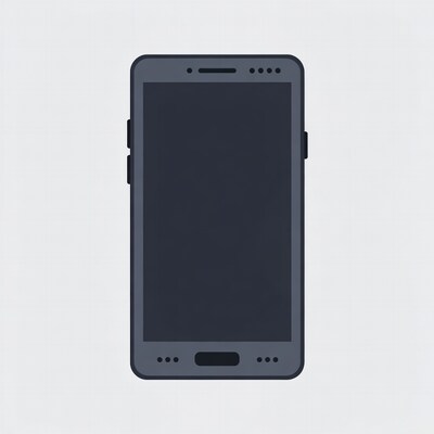 Flat smartphone icon