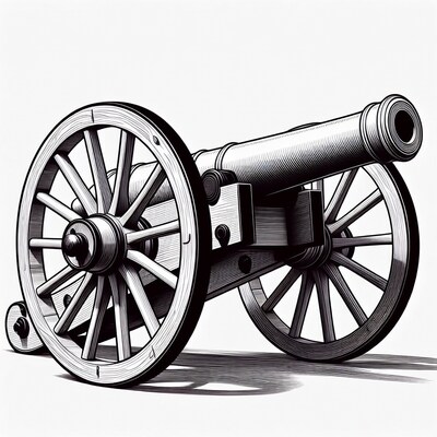 Vintage Cannon Illustration
