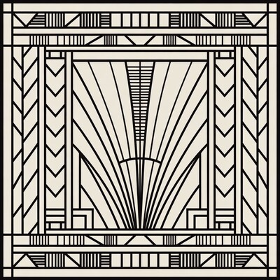 Art Deco Geometric Pattern