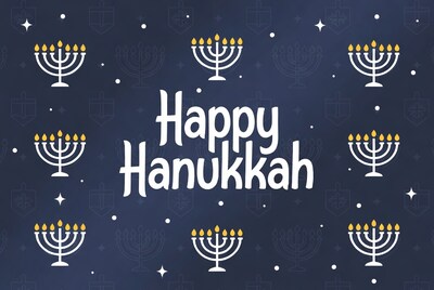 Happy Hanukkah Illustration
