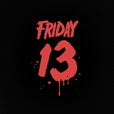 Friday the 13th Bloody Text