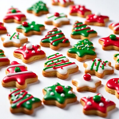 Christmas Tree Star Cookies