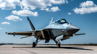 Stealth Fighter Jet on Runway