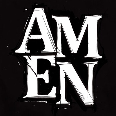 Amen Text Illustration