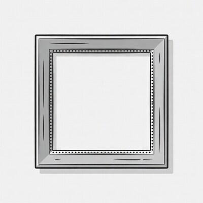 Empty Ornate Picture Frame