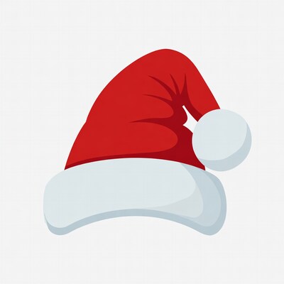 Red Santa Hat Illustration